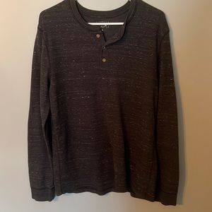 Men’s large express dark gray sweater - lightly worn
